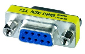 NTI db9-sl-ff DB9 Mini Gender Changer, Female to Female
