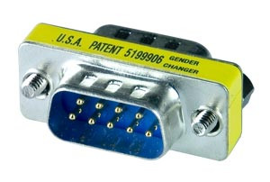 NTI DB9-SL-MM DB9 Mini Gender Changer, Male to Male