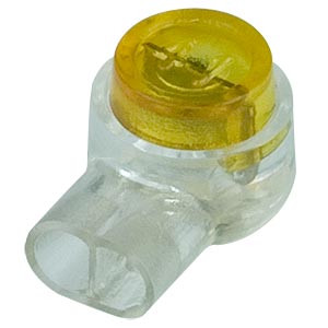 NTI wc-uy 2-Wire Butt Splice IDC Connector, 21-26 AWG, Polycarbonate Shell