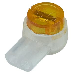 NTI wc-uy2 2-Wire Butt Splice IDC Connector, 19-26 AWG, PolyPropylene Shell