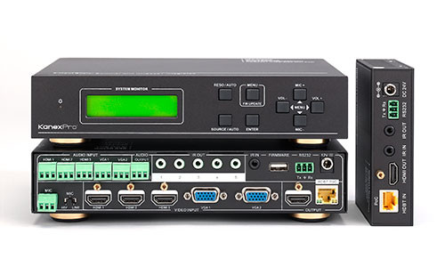 Kanex Pro  HDSC51HDBT Pro 5 Input Presentation HDBaseT Switcher Scaler w Audio