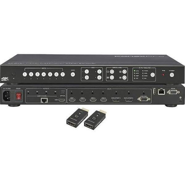 Kanex Pro  HDBT-VTSC72-4K 4K Video Tiler Scaler Switcher w HDBaseT