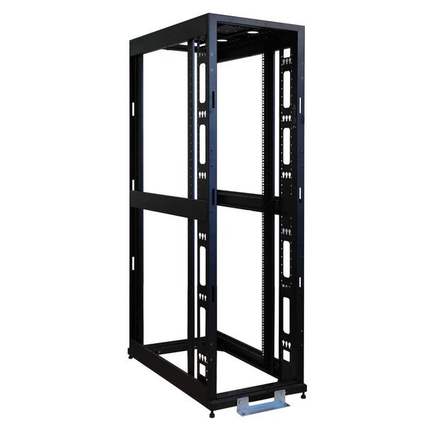 Tripp Lite SR48UBEXPND 48U 4-Post Open Frame Rack Cabinet Square Holes 3000lb Capacity