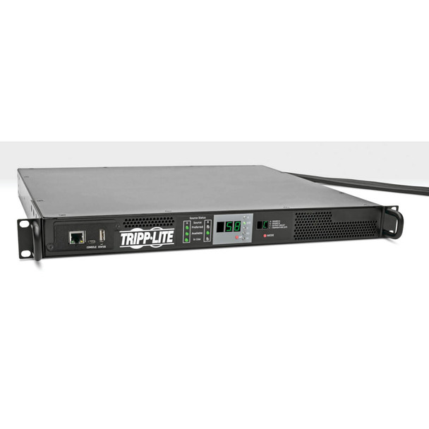 Tripp Lite PDUMNH30HVAT PDU Monitored Horizontal 5.8kw 208/240V L6-30R 2 L6-30P ATS 1URM