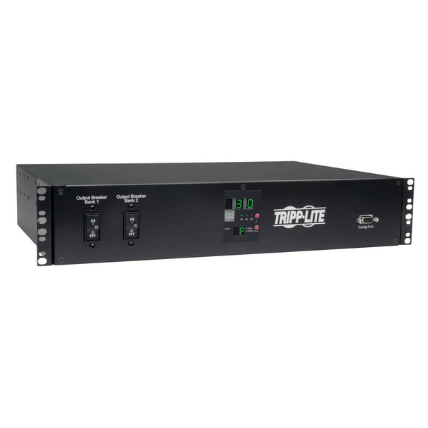 Tripp Lite PDUMH30HVAT PDU Metered ATS 208V / 240V 30A 16 C13, 2 C19, 1 L6-30R 2URM