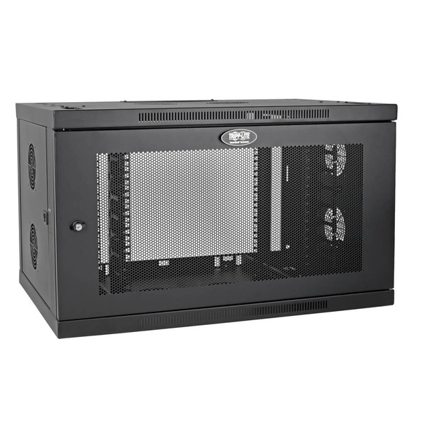 Tripp Lite SRW9UDPVRT 9U Wallmount Rack Enclosure Server Cabinet Wide Cable Management