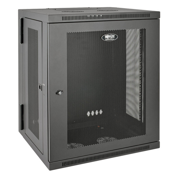 Tripp Lite SRW15US 15U Wall Mount Rack Enclosure Server Cabinet Hinged Wallmount