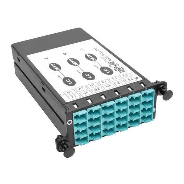 Tripp Lite N482-3M8-LC12 40GB -10GB Breakout Cassette x3 8-Fiber OM4 MTP/MPO to 12 LC Dup