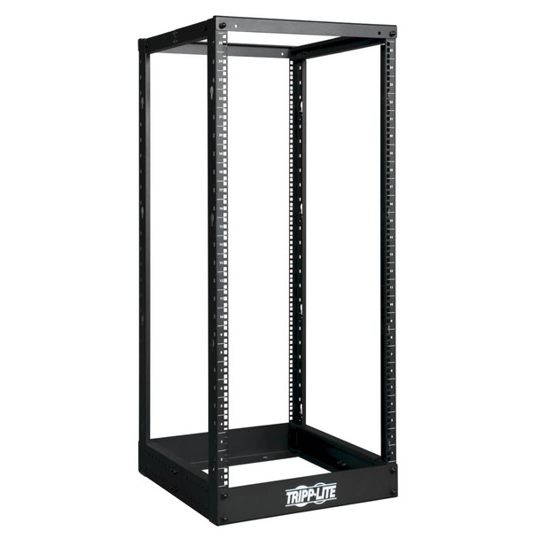 Tripp Lite SR4POST25 25U 4-Post Open Frame Rack Cabinet Square Holes 1000lb Capacity