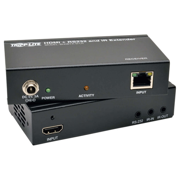 Tripp Lite BHDBT-K-SI-LR HDBaseT Lite HDMI Over Cat5e Cat6 Extender Serial IR 328ft Range