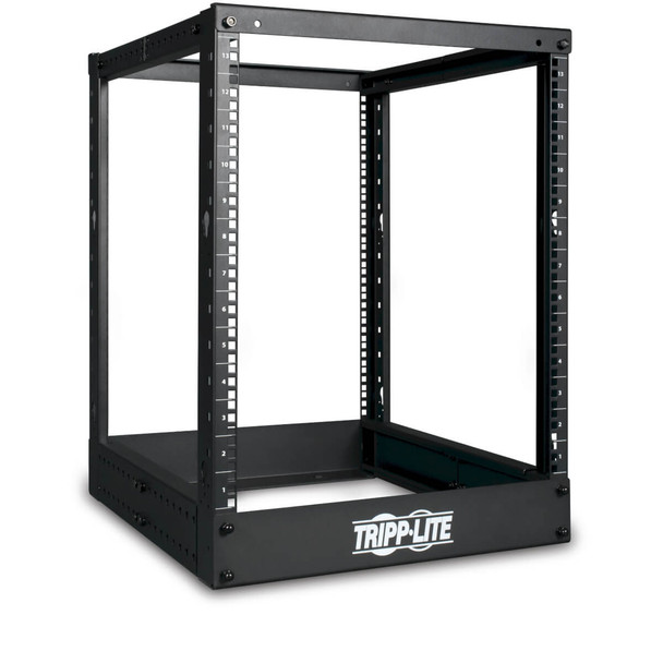 Tripp Lite SR4POST13 13U 4-Post Open Frame Rack Cabinet Square Holes 1000lb Capacity