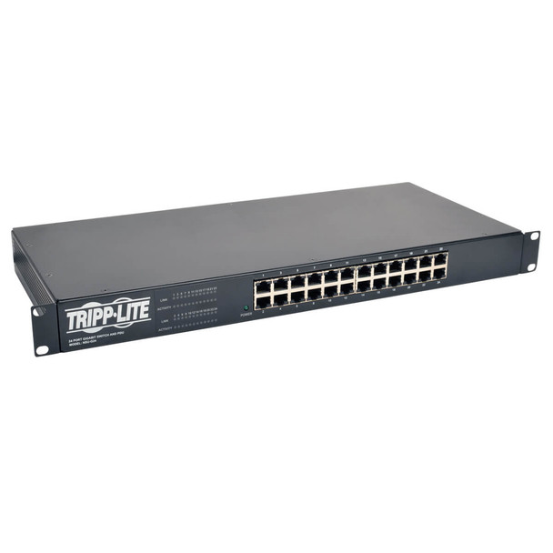 Tripp Lite NSU-G24 PDU Ethernet Switch 1U Combo with 24 Unmanaged Gigabit Ports