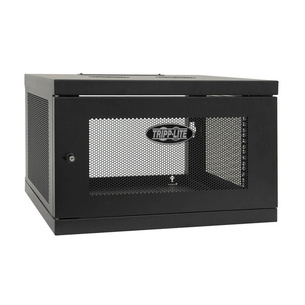 Tripp Lite SRW6UKD 6U Wall Mount Rack Enclosure Cabinet Knock Down w/Doors & Sides