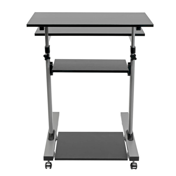 Tripp Lite WWSSRC Rolling Standing Desk Workstation Height Adjustable Mobile