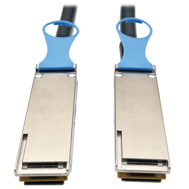 Tripp Lite N282-01M-28-BK 1M QSFP28 to QSFP28 100Gbe Passive DAC Copper InfiniBand Cable