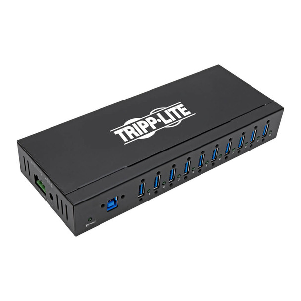 Tripp Lite U360-010-IND USB 3.0 Hub SuperSpeed 10-Port USB-A Compact 20kV ESD Industrial