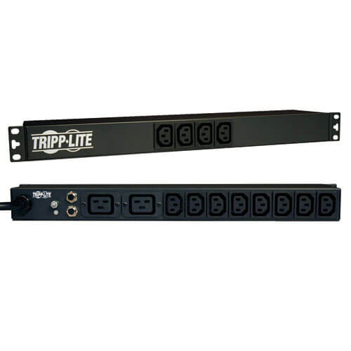 Tripp Lite PDUNV PDU Basic 100V - 240V 16A 12 C13, 2 C19 C20 1URM / 0URM