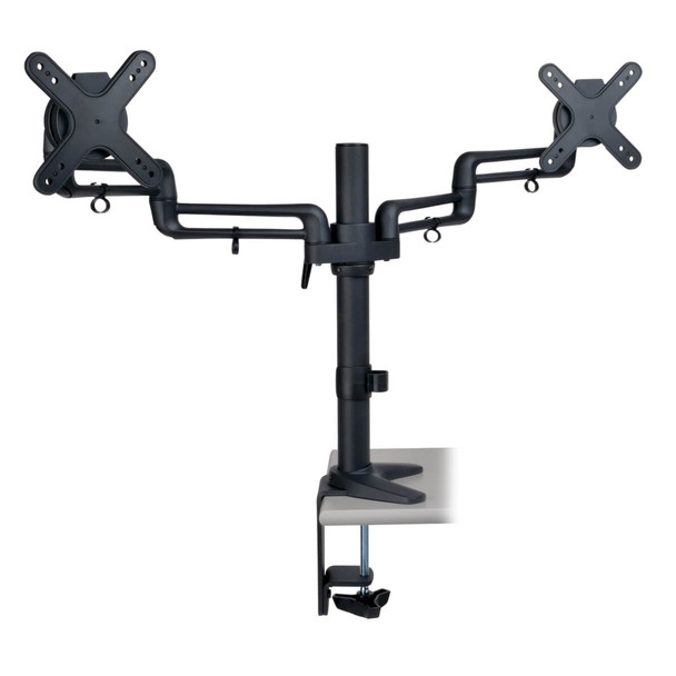 Tripp Lite DDR1327SDFC Dual Display TV LCD Desk Mount Swivel Tilt 13" - 27" Flat Screen
