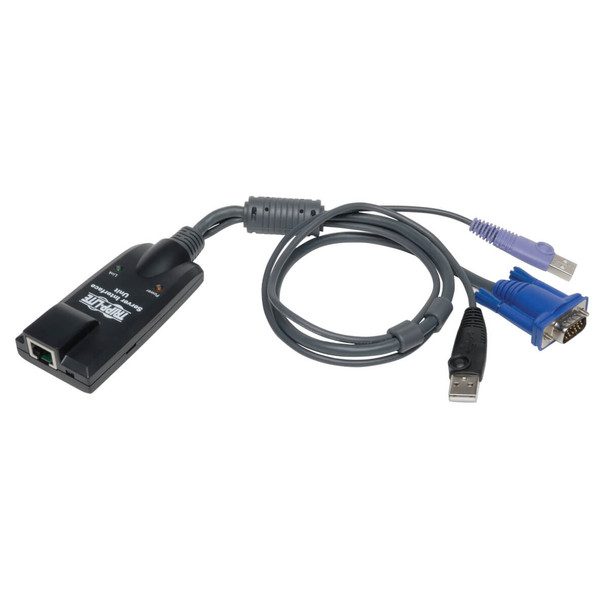 Tripp Lite B055-001-UV2CAC USB Server Interface Unit Virtual Media & CAC B064 Cat5 KVM TAA