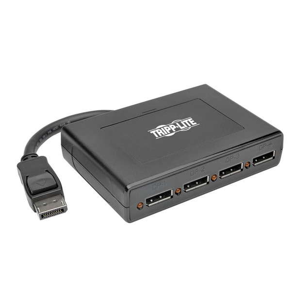 Tripp Lite B156-004-V2 4Port DisplayPort Multi Stream Transport MST Hub 4K DP 1.2 to DP