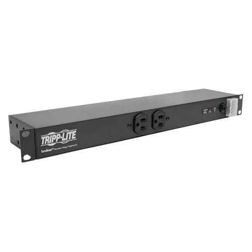 Tripp Lite ISOBAR12 ULTRA Isobar Surge Protector Rackmount Metal 12 Outlet 15ft Cord 1URM