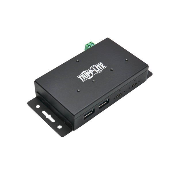 Tripp Lite U460-2A2C-IND USB Hub 4-Port Industrial 2 USB C & 2 USB-A USB 3.1 Gen 2 10Gbps