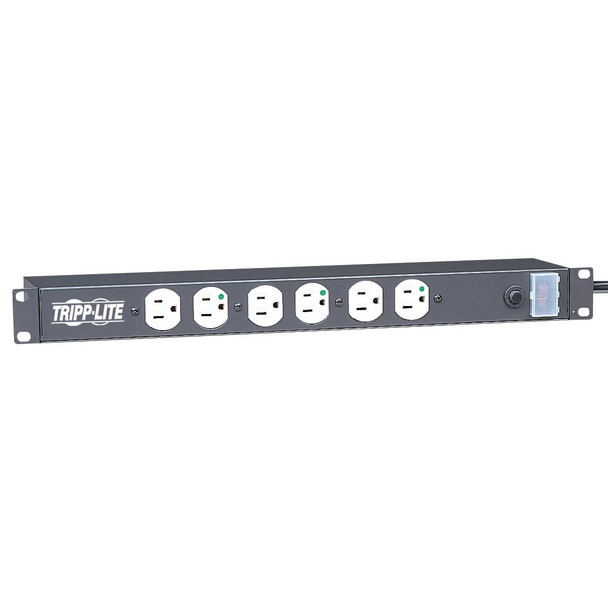 Tripp Lite RS1215-HG Power Strip Medical Rackmount 120V 5-15R 12 Outlet 1URM
