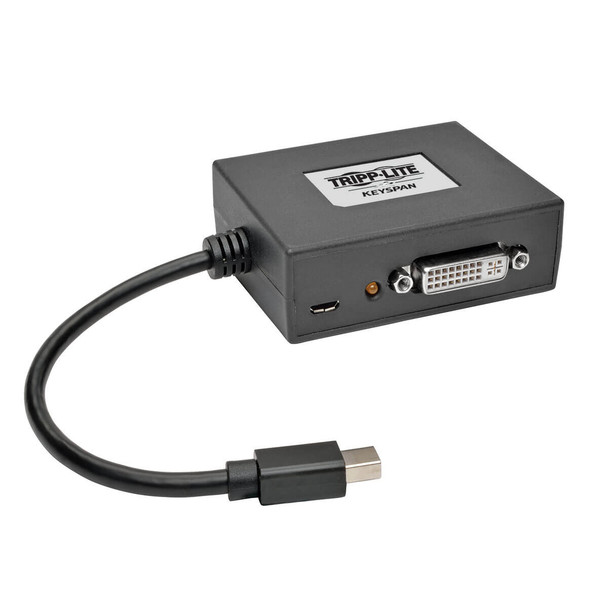Tripp Lite B155-002-DVI-V2 2-Port Mini DisplayPort to DVI Multi Stream Transport Hub 1080p