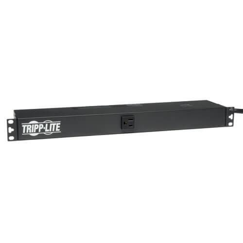 Tripp Lite PDU1215 PDU Basic 120V 15A 5-15R 13 Outlet 5-15P Horizontal 1URM