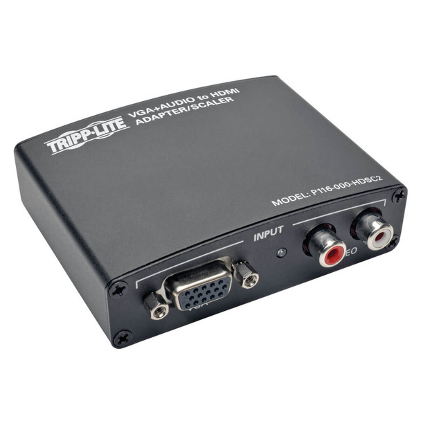 Tripp Lite P116-000-HDSC2 Component VGA w RCA Stereo Audio to HDMI Converter Scaler 1080p