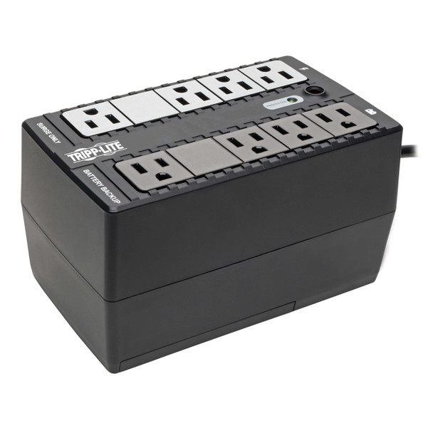 Tripp Lite BC500 500VA 260W UPS Desktop Battery Back Up Compact 120V 8 Outlets