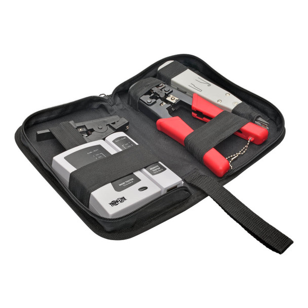 Tripp Lite T016-004-K 4 Pc Network Installer Tool Kit w/ Carrying Case RJ11 RJ12 RJ45