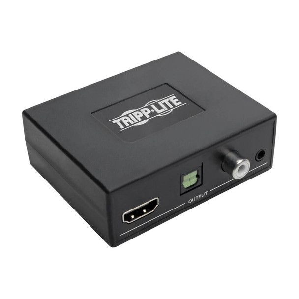Tripp Lite P130-000-AUD4K6 4K HDMI Audio Extractor De-embedder TOSLINK, RCA 3.5 mm Stereo