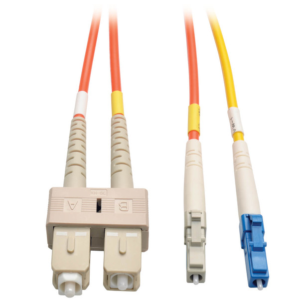 Tripp Lite N425-02M Fiber Optic Mode Conditioning Patch Cable LC/MC to SC 2M 6ft