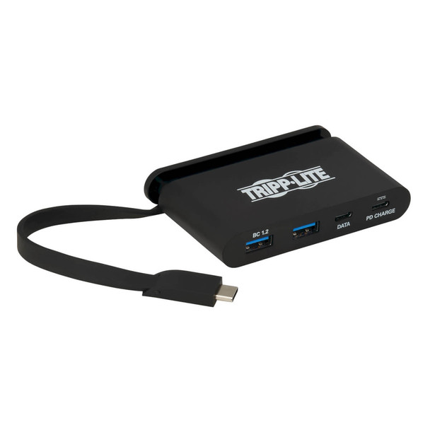 Tripp Lite U460-T04-2A2C-1 USB C Hub USB 3.1 Gen 1, 2 USB C & 2 USB-A Ports, Charging 5Gbps