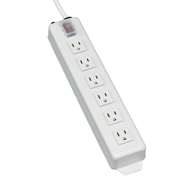 Tripp Lite TLM615NC Power Strip 120V 5-15R 6 Outlet Metal 15ft Cord 5-15P