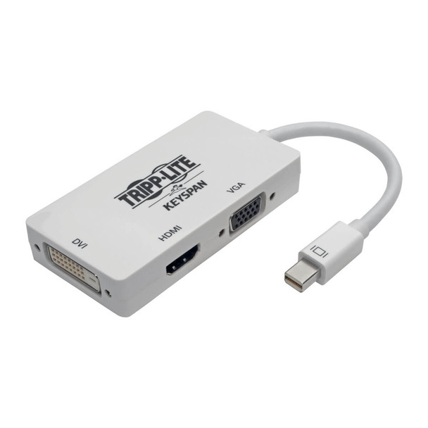 Tripp Lite P137-06N-HDV4K6 Mini DisplayPort 1.2 to VGA/DVI/HDMI Converter Adapter 4K @ 60Hz