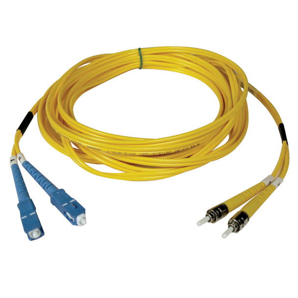 Tripp Lite N354-15M Duplex Singlemode 8.3/125 Fiber Patch Cbl SC/ST - 15M (50ft)