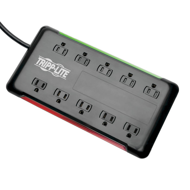 Tripp Lite TLP1006B 10-Outlet Surge Protector Power Strip 6ft Cord 2880 Joules Black