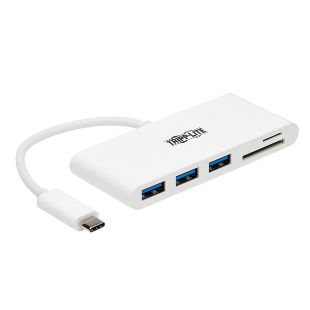 Tripp Lite U460-003-3AM 3Port USB-C to USB-A 3x Hub Micro SD & SD/MMC Reader USB 3.1 Hub