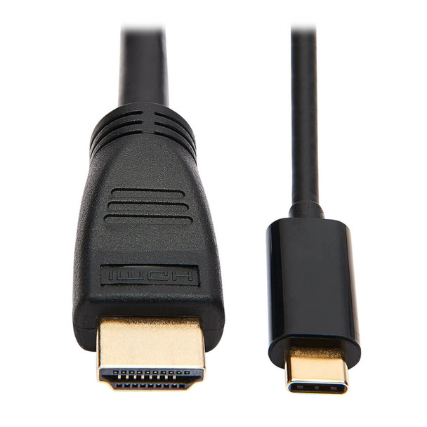 Tripp Lite U444-006-H4K6BM USB C to HDMI Adapter Cable USB 3.1 Gen 1 4K M/M USB-C Black 6ft