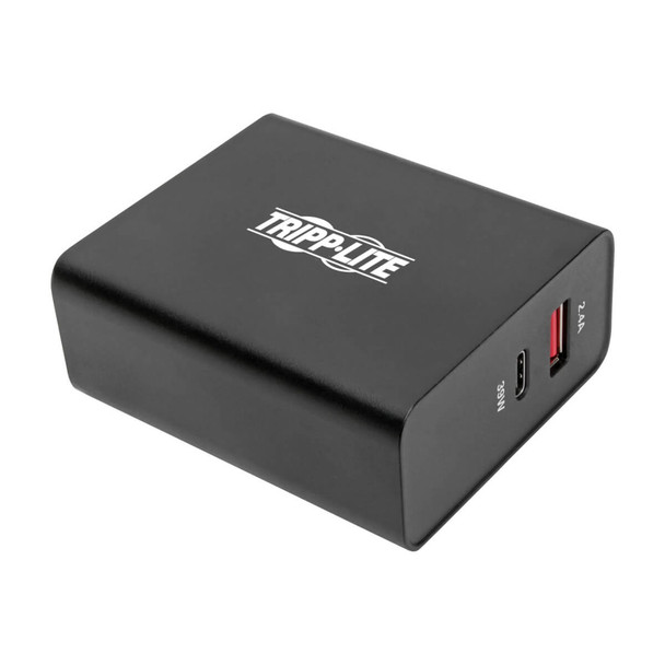 Tripp Lite U280-W02-A1C1 USB Wall Charger Dual Port USB Type C & USB Type A w PD Charging