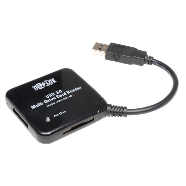 Tripp Lite U352-000-MD USB 3.0 Multi-Drive SD / CF / MS Multi-Card Reader Plug and Play