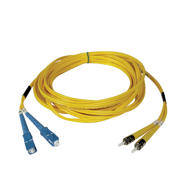 Tripp Lite N354-09M Duplex Singlemode 8.3/125 Fiber Patch Cbl SC/ST - 9M (30ft)