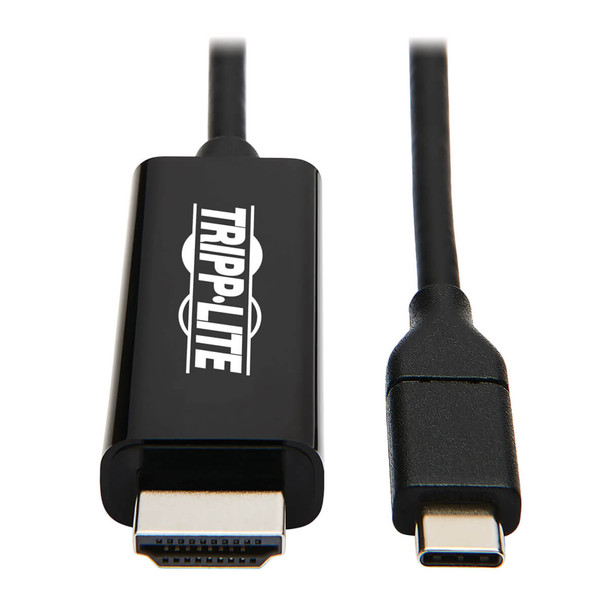 Tripp Lite U444-003-H4K6BE USB C to HDMI Adapter Cable USB 3.1 Gen 1 4K M/M USB-C Black 3ft
