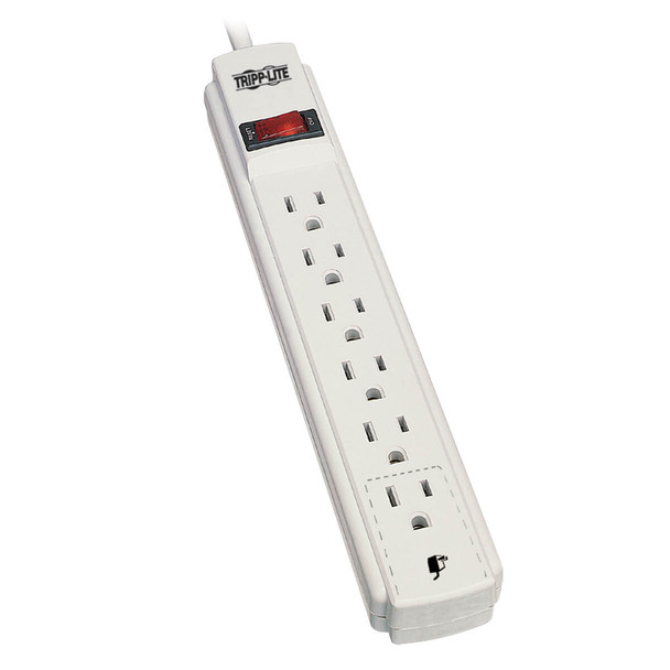 Tripp Lite PS615 Power Strip 120V 5-15R 6 Outlet 15ft Cord 5-15P