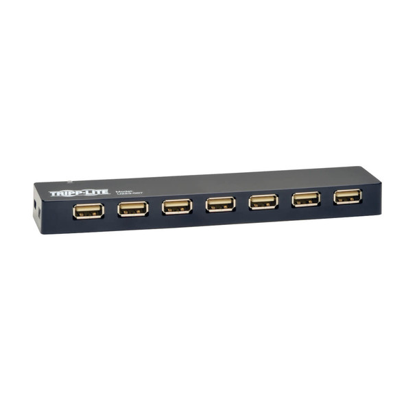 Tripp Lite U223-007 7-Port USB 2.0 Mobile Hi-Speed Hub Notebook Laptop Bus Power AC
