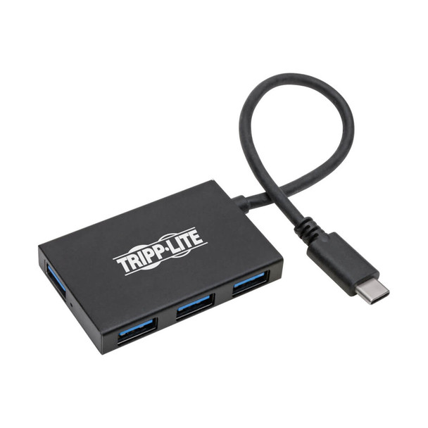 Tripp Lite U460-004-4A-AL USB C Hub 4-Port USB-A Compact USB 3.1 Gen 1 Portable Aluminum