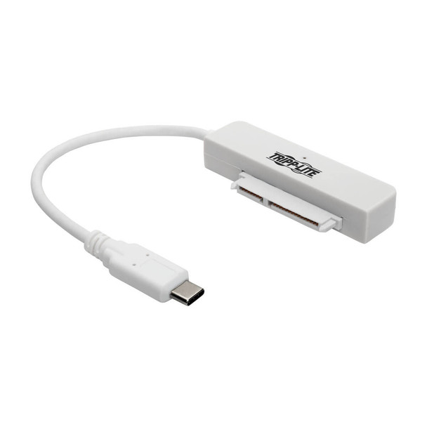 Tripp Lite U438-06N-G2-W 6in USB-C Gen 2 to SATA III Adapter w/ UASP 2.5-3.5" Hard Drives