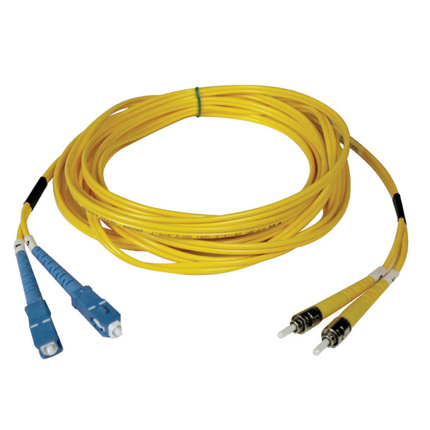 Tripp Lite N354-03M 3M Duplex Singlemode Fiber 8.3/125 Patch Cable SC/ST 10ft